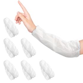 White Disposable Arm Sleeves