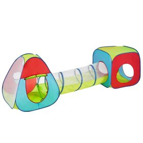 VEVOR 3 in 1 Kids Play Tent with Tunnel for Boys, Girls, Babies and Toddlers