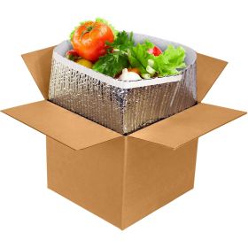 Foil Insulated Box Liners (Color: Silver)