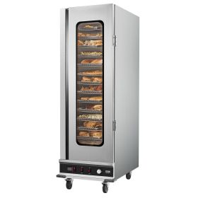 Hot Box Food Warmer 16-Tier Concession Warming Cabinet with Water Tray for Pizza (Default: Default)